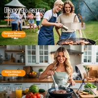 Campana extractora portátil, campana extractora de sobremesa, extractor de aire de tres velocidades, ajustable, campana extractora de cocina portátil, adecuada para viajes en RV, ollas calientes y barbacoas, funcionamiento silencioso. - details 2