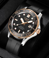 Reloj De Pulsera Deportivo De Lujo Para Hombre LIGE Resistente Al Agua Con Fecha Y Manos Luminosas Correa De Silicona Cuarzo - details 13