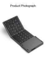 Teclado Bluetooth Plegable Mini AJIUYU Con Touchpad Para Windows Android IOS iPad Tablet Phone Soporte Para Idiomas Russo Español - details 10