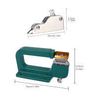 IMZAY 1PC Herramienta De Arte Hecha a Mano Para Cuero Ajustable Con Borde V De Acero Inoxidable Trimmer Groover De V Forma Para DIY - details 1