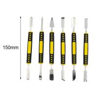 Kit De Herramientas Manuales Para Reparación De Teléfonos Móviles 6pcs Set De Abrazaderas Y Cuchillas Para Desmontaje De Teléfonos Metal Crowbar Y Spatula - details 13