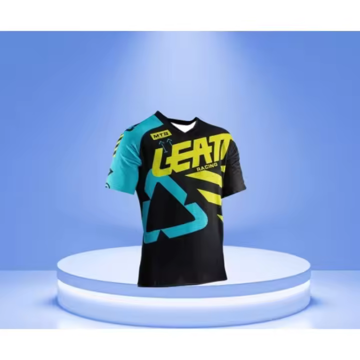Camiseta De Ciclismo De Verano Tendencia 3D Impresión Cuello Redondo Entrenamiento Al Aire Libre Casual Cómodo Manga Corta - 1
