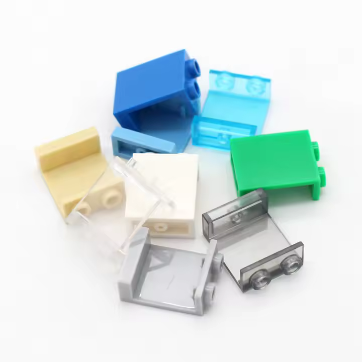 20pcs MOC 4864 Bloques De Construcción DIY Panel Transparente 1x2x2 Compatible Con 87552 Casa De Vidrio Juguetes De Vistas - 1