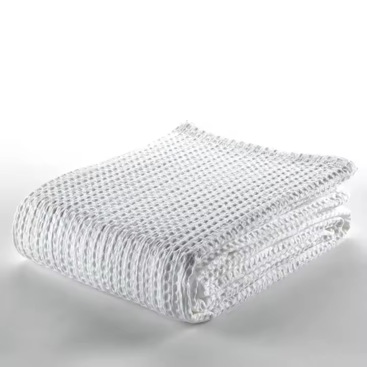 Colcha tejida Banús color Blanco. Cama de 90 cm - Fijalo - 1