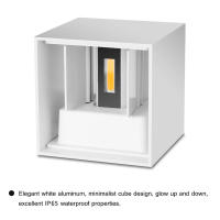 Lámpara De Pared LED IP65 Para Exteriores Luz De Balcón Y Porche Decorativa Para Jardín Y Pasaje Iluminación Interior Luz De Lado De Cama Aluminio AC110V 220V - details 5