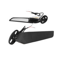 Espejos Retrovisores Ajustables Para Yamaha YZF R3 R25 R15V3 R6 Con Luz Accesorios De Aluminio CNC Para Motocicleta - details 6