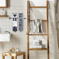 Divertidos Gatos Toalla de Mano-Decoración Gato Toalla Colgantes para Baño Trapos de Cocina-Animal Absorbente suave Toallas-regalos Graciosos Para Originales Mujer Amantes de Los Gatos-Corto Azul - details 3