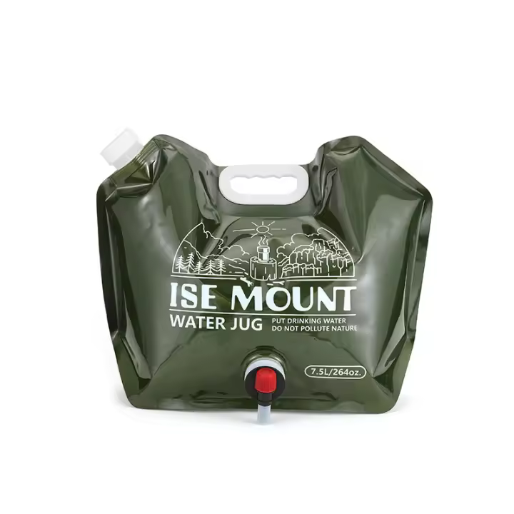 Bolsa De Agua Portátil Para Exteriores 7.5L Gran Capacidad Con Grifo Foldable Material PET - 1