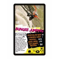 Top Trumps Extreme Sports Deportes Extremos Baraja de 32 cartas Fichas técnicas de deportes Versión inglesa En estuche de plástico rígido Transportar De viaje  Kitesurfing Bungee jumping Snowboarding - details 3
