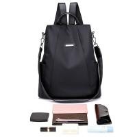 Nueva Mochila Multifuncional Para Mujeres Casual De Nylon Color Sólido Escuela Bolso De Viaje Con Correa Desmontable Para Niñas - details 8