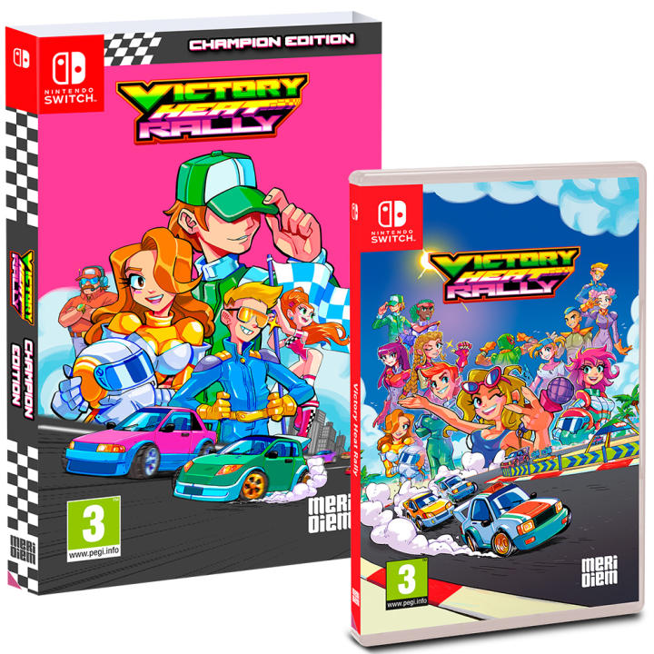 VICTORY HEAT RALLY CHAMPION EDITION SWITCH - Nuevo a Estrenar - PAL España - Meridiem Games