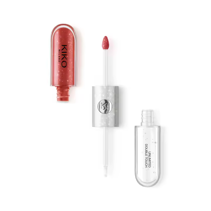 KIKO Milano Unlimited Double Touch - Limited Edition, Labial líquido de larga duración en dos pasos - 1