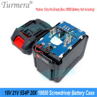 Turmera Caja De Batería Para Destornillador 18V 21V Soporte De Batería 18650 5X 10X 15X 20X Con BMS 50A Máx.100A Para Reparación De Taladro Eléctrico - details 37