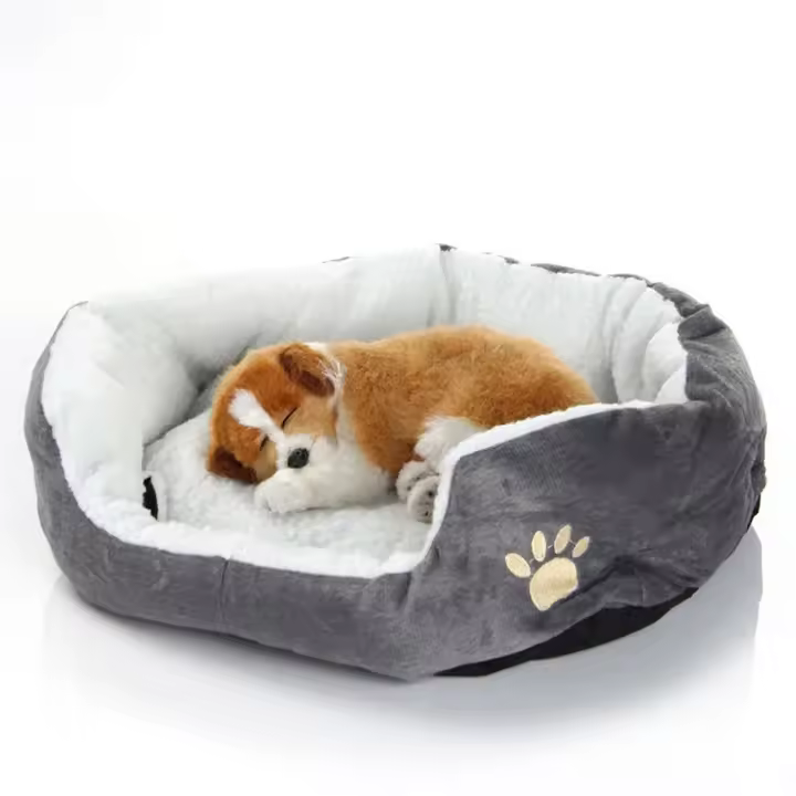 Cama Para Perro Y Gato Con Almohadilla De Algodón PP Grueso Cueva Para Pequeños Perros Y Gatos Sofá Adecuado Para Mascotas Pequeñas - 1