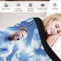 Manta De Terciopelo Coral Erling Haaland Para Verano Alfombra De Cama Personalizada Para Adultos Estilo Clásico Antipelusa Portátil Uso Versátil - details 4