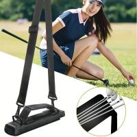 Bolsa Portátil Para Clubes De Golf Cruzada Ajustable Bolsa De Almacenamiento Para Práctica En Campo De Entrenamiento Y Rango De Juego - details 0