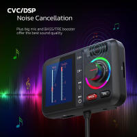 Transmisor FM Inalámbrico Con Pantalla De Color Grande 2.4A QC3.0 Dual USB Carga Rápida Manos Libres Llamada Adaptador De Audio Para Coche MP3 Juguete De Audio - details 3