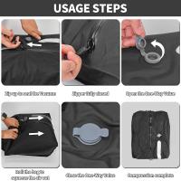 Bolsa De Vacío Impermeable Para Exteriores Reutilizable Para Viajes Con Comprimido Y Auxiliar De Bomba De Aire Material De Nylon - details 5