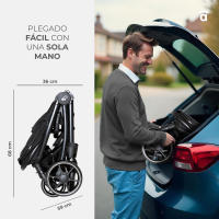 Asalvo Silla de Paseo Duo Rodas – Sistema Modular 2 en 1, Con Capazo y Silla de Paseo Reversible, Plegado Compacto y Ruedas con Suspensión para Bebés hasta 22 kg - details 2