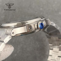 Reloj Automático Tandorio Cuadrado 40mm Para Hombre Acero Inoxidable NH35 Multicolor Dial Cristal De Zafiro Fecha Luminoso Mecánico De Pulsera - details 45