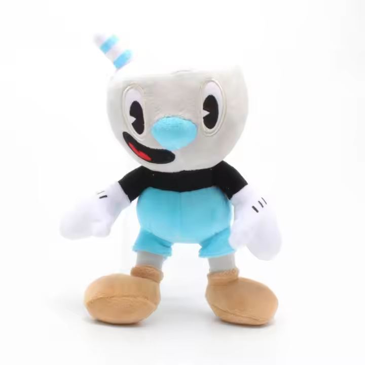Muñeco De Peluche Cuphead Juguete De Peluche Mugman Ms. Chalice Ghost King Dice Cagney Carnation Puphead Para Niños Regalos - 1