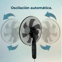 Ventilador de pie - Cecotec EnergySilence 610 MaxFlow - Control 70W, 18", Mando a Distancia, Temporizador, 6 Aspas - details 3