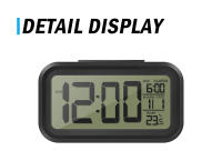 Reloj De Alarma Digital Con Pantalla LCD Grande Y Sensor De Luz Reloj De Niños Con Función De Sueno Para Oficina Y Estudio - details 5