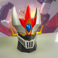 Taza De Café De Acero Inoxidable 410ml Con Tapa Tema De Anime Japonés MAZINGER Z Robot Transformable Para Oficina Y Té - details 1