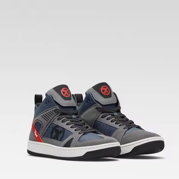 Botas moto XPD Moto-1 Sneakers H2Out Gris Azul - 1