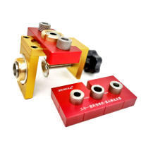 Juego De 3 En 1 Herramienta De Carpintería Para Agujeros De Bolsillo En Aleación De Aluminio Guía De Perforación Para Tablas De Madera 8/10/15mm - details 22