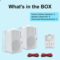 Parlantes Pasivos Exteriores Herdio 3.5' 2PCS Impermeables Con Montaje En Pared 200W 3 Modos De Sonido Superiores Para Camping Y Uso En ATV Tractor Camión UTV - details 16