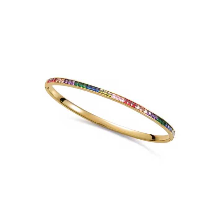Pulsera VICEROY 1357P01012 Chic Dorado con circonitas de colores - 1