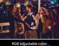 Luces LED Bluetooth Para Navidad Y Fiestas USB 5V Dreamcolor WS2812B RGBIC Addressable Guirnalda De Hadas Para Decoración De Bodas Y Fiesta - details 5