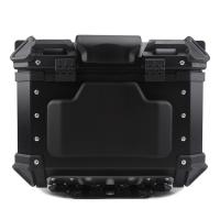 Almohadilla De Respaldo Para Pasajero Universal Para Motocicleta Adhesiva Autoadhesiva Cojín De Choque Para Caja Superior De Equipaje De Motocicleta - details 1