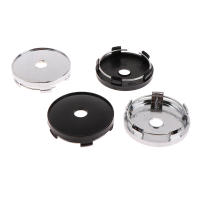 4 Pcs Accesorios De Estilo Para Ruedas De Coche Centro Hubcap De Plástico Negro OD 60MM Accesorios De Rueda De Coche - details 2