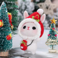 Kit De Tejido De Lana KRABALL Para Decoraciones De Navidad Muñeco De Nieve De Lana Herramienta De Artesanía DIY Regalo De Navidad - details 6