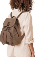 Mochila Vintage with Cordón para Mujer y Niña, Morral pequeño de Lona a la moda, Bolso de viaje Escolar informal multiusos - details 4