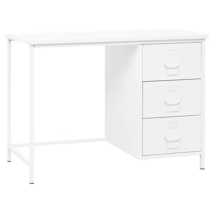 Industrial Exwrite con Cajones Blancos Arce 105x52x75cm - 1