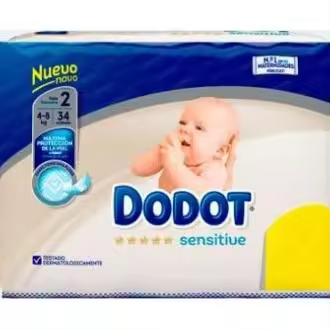 Dodot Prosensitive Talla 2 4-8 Kg 36 Unidades - 1