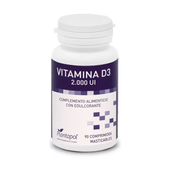 Vitamina D3 90 comprimidos de 500mg  Plantapol - 1