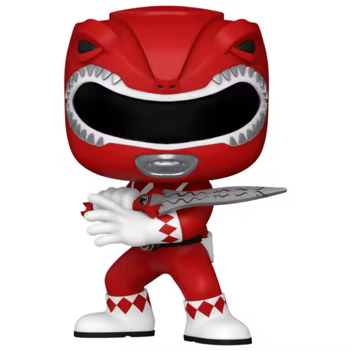 Figura Pop Power Rangers 30Th Anniversary Red Ranger-Figura de Vinilo Coleccionable - Idea de Regalo- Mercancia Oficial - Juguetes para Niños y Adultos - Movies Fans - Muñeco para Coleccionistas y Exposición - 1