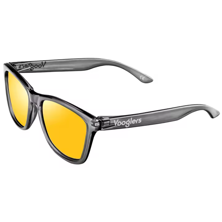 VOOGLERS - POLARIZED UNIQUE New York Sunset Gafas de Sol Polarizadas Para Hombre y Mujer Unisex, UV400, Moda / Verano, Cristales Lentes de Espejo, Montura Gris Brillo - 1