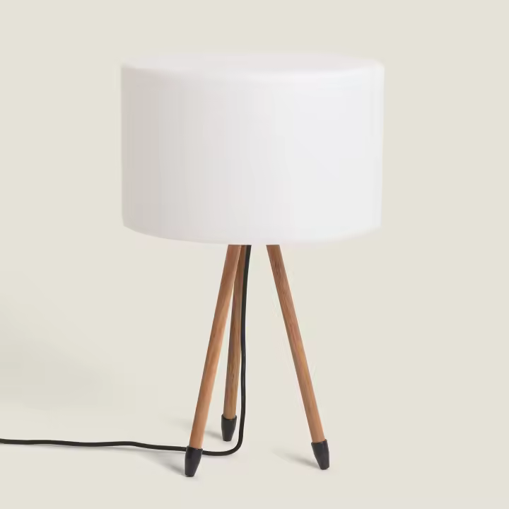 Lámpara de Mesa Exterior Madera Makaik - 1