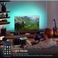 Tira De Luz LED COB RGB Inteligente WiFi Tuya DC 5V USB 576LEDs/M Dimmable Lineal Compatible Con Alexa Y Google Home Decoración Para El Hogar - details 6
