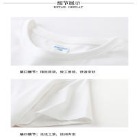 Camiseta De Verano Para Hombre En Blanco Y Negro Algodón Transpirable Y Ligera Con Estampado Casual Corta Para Uso Diario - details 5