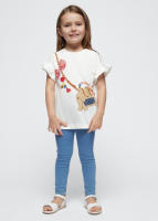 CONJUNTO DE CAMISETA + LEGGINS DENIM DE NIÑA - MARCA MAYORAL. - details 0