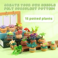 Set De Tejido Con Agujas KRABALL Para Principiantes Con Almohadilla De Lana Y Herramientas Para Manualidades DIY Kit De Cactus Y Suculentas - details 4