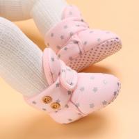 Botitas De Nieve Para Bebé Niño Y Niña Zapatos De Primera Caminata Invierno Algodón Cálido Antideslizante Suela Nuevo Nacido Zapatos Para Cuna - details 54