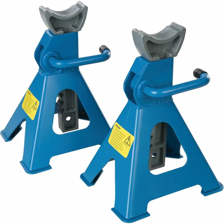 Silverline Tools 763620 Caballetes mecánicos, 2 unidades, 3 toneladas - 1