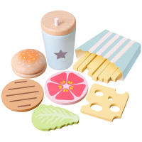 Juguetes De Cocina De Madera Para Niños Juego De Rol De Comida Fruits Y Vegetables Ensalada Educativo Temprano Regalo Unisex - details 2